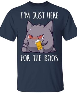 Baby Gengar drink beer I’m just here for the boos hoodie, sweatshirt, t shirt