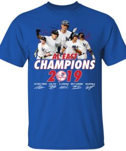 New York Yankees AL East champions 2019 signature hoodie, sweatshirt, t shirt