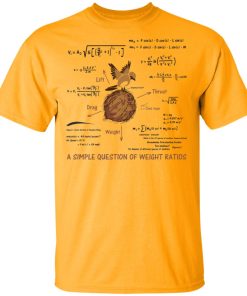 A simple question of weight ratios hoodie, sweatshirt, t shirt
