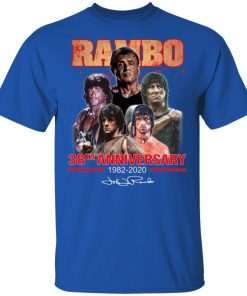 Rambo 38th anniversary 1982 2020 signature hoodie, ls, t shirt Rambo 38th anniversary 1982 2020 signature hoodie, ls, t shirt