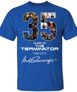 35 years of the Terminator 1984-2019 signatures hoodie, ls, t shirt