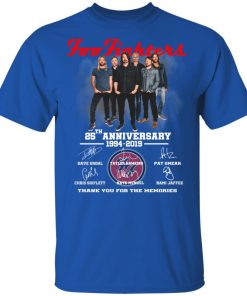Foo Fighters 25th anniversary 1994-2019 Thank you for the memories shirt
