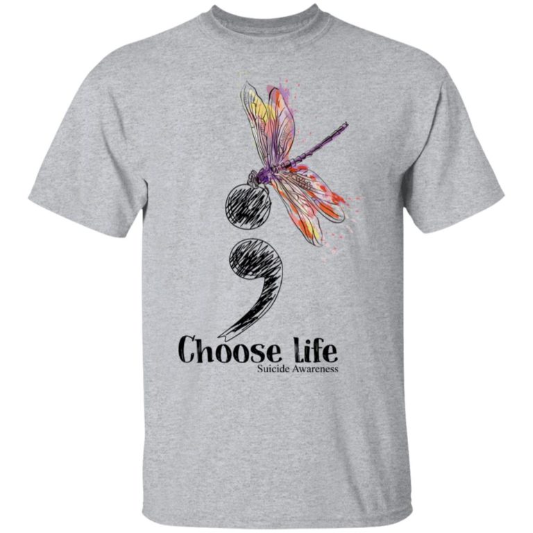 Dragonfly Choose life suicide awareness hoodie, t shirt