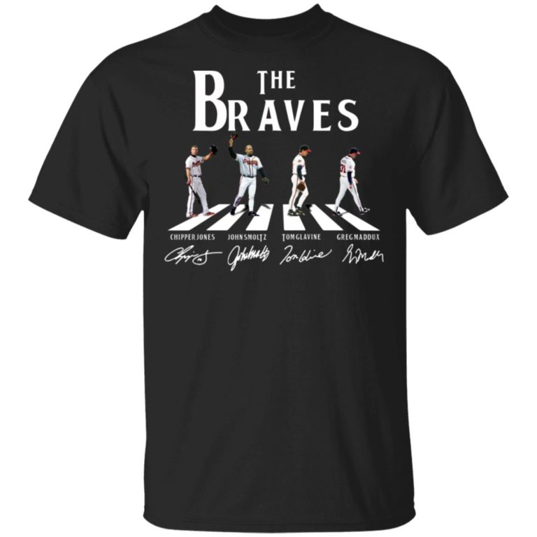 The Braves walking road signature hoodie, ls, t shirt