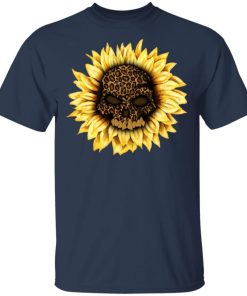 Sunflower leopard skull hoodie, ls, t shirt