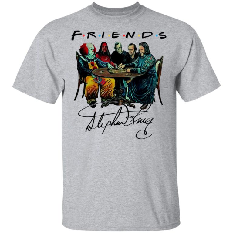 Stephen King Horror Characters Friends Signature Sweatshirt, T shirt