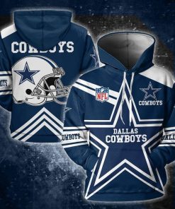 DALLAS COWBOYS 3D ALL OVER PRINTED HOODIE