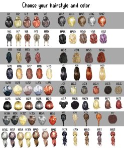 Best friends personalized hairstyle robinplacefabrics