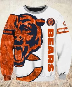 Chicago Bears 3d All Over Printed