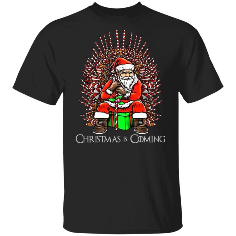Game of Thrones Santa Christmas is coming christmas t shirt, sweatshirt