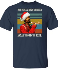 Snoop Dogg twas the nizzle before christmizzle and all through the hizzle vintage christmas shirt Snoop Dogg twas the nizzle before christmizzle and all through the hizzle vintage christmas shirt