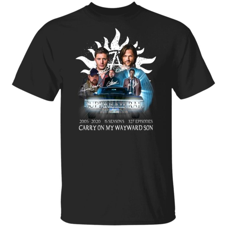Supernatural 2005-2020 Carry on my wayward son hoodie, sweater, t shirt