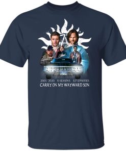 Supernatural 2005-2020 Carry on my wayward son hoodie, sweater, t shirt