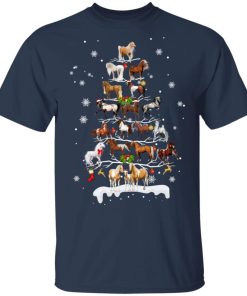 Horse Christmas tree t shirt, sweatshirt