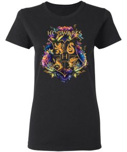 Floral house crests the wizarding world harry potter hoodie, sweater, t shirt