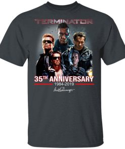 Terminator 35th Anniversary 1984 2019 signature hoodie, sweater, t shirt