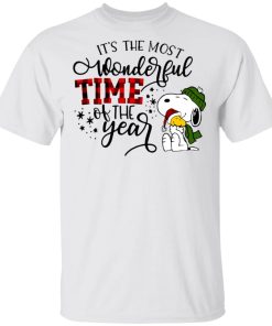 Snoopy Christmas It’s the most wonderful time of the year t shirt, sweatshirt