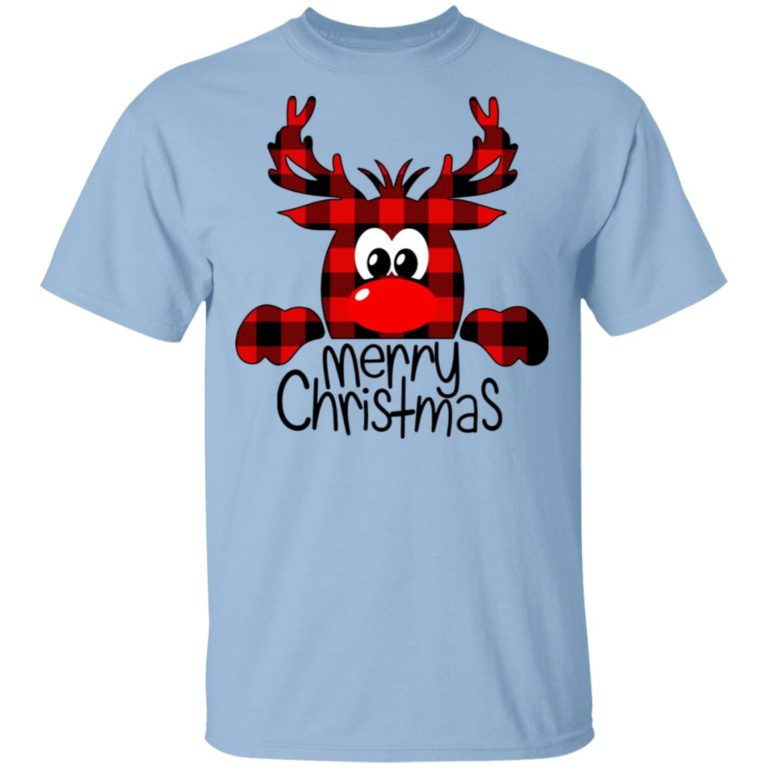 Peeping Reindeer merry Christmas t shirt, sweatshirt