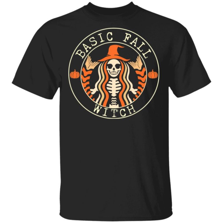 Halloween Starbucks basic fall witch hoodie, sweater, t shirt