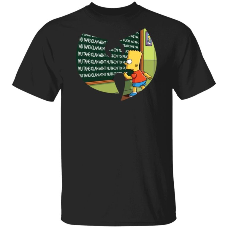 Bart Simpson Wu Tang Clan Aint nuthin to fuck with t shirt, sweatshirt