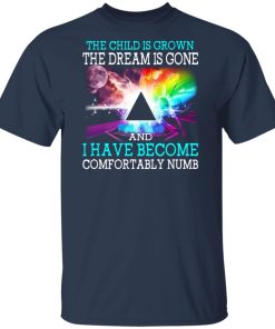 Pink Floyd The child is grown the dream is gone and i have become comfortably numb shirt