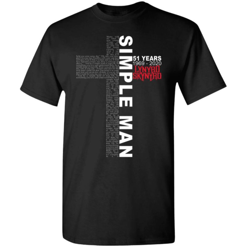Simple Man 51 years 1969-2020 Lynyrd Skynyrd hoodie, sweatshirt, t shirt