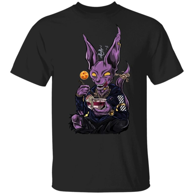 Dragon Ball Beerus eat ramen hoodie, sweater, t shirt
