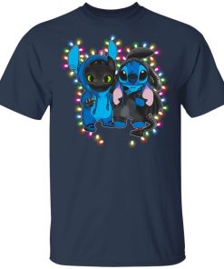 Stitch and Toothless Christmas light t shirt, sweatshirt Stitch and Toothless Christmas light t shirt, sweatshirt