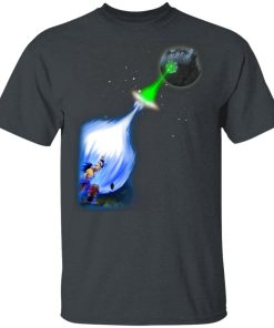 Dragon Ball Songoku vs Death Star Star Wars hoodie, sweater, t shirt Dragon Ball Songoku vs Death Star Star Wars hoodie, sweater, t shirt