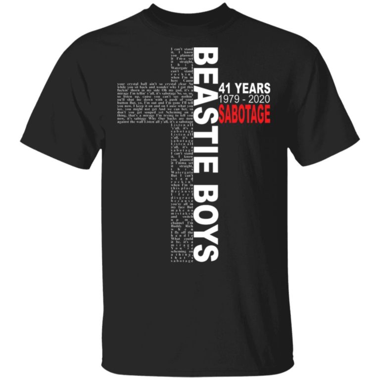 Beastie Boys 41 years 1979 2020 Sabotage hoodie, sweater, t shirt