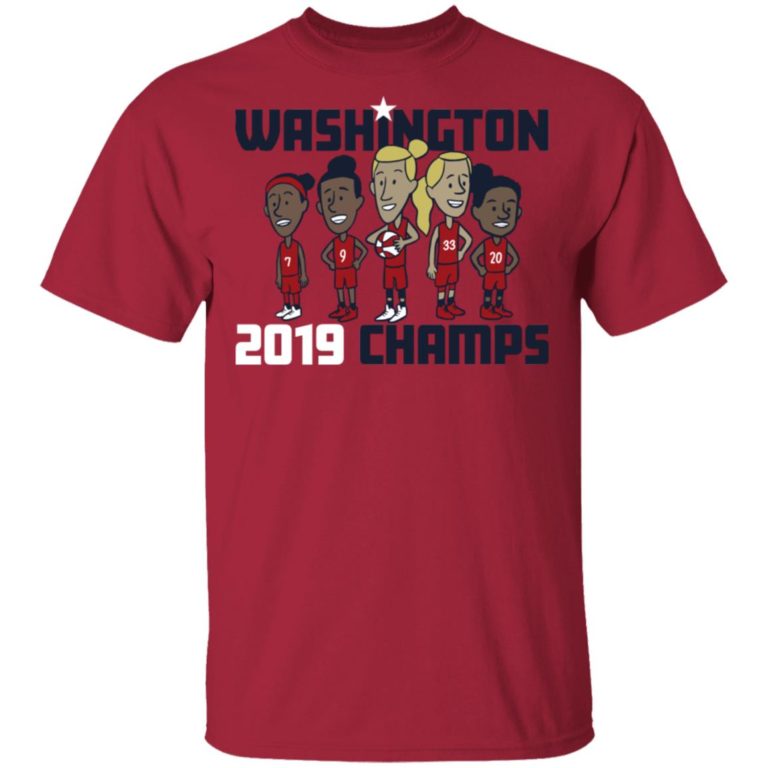 Washington Mystics 2019 WNBA champion shirt