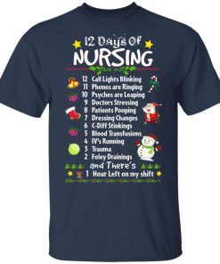 12 Days Nursing Christmas T shirt, Sweatshirt