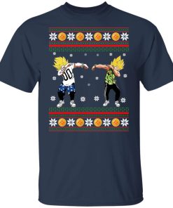 Goku And Vegeta Dab Christmas T shirt, Sweatshirt Goku And Vegeta Dab Christmas T shirt, Sweatshirt