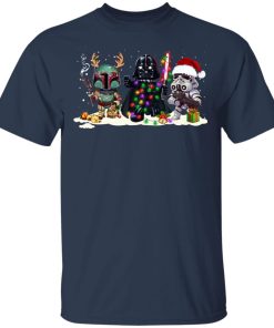 Star Wars Boba Fett Darth Vader and Stormtrooper Christmas t shirt, sweatshirt Star Wars Boba Fett Darth Vader and Stormtrooper Christmas t shirt, sweatshirt