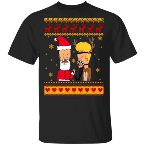 beavis and butthead christmas t shirt