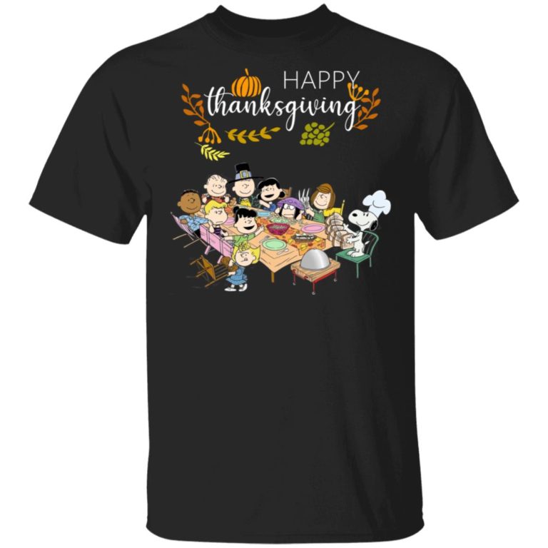 Thanksgiving Snoopy and friends party t shirt, sweatshirt
