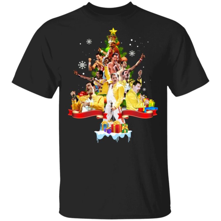 Freddie Mercury Christmas Tree t shirt, sweatshirt