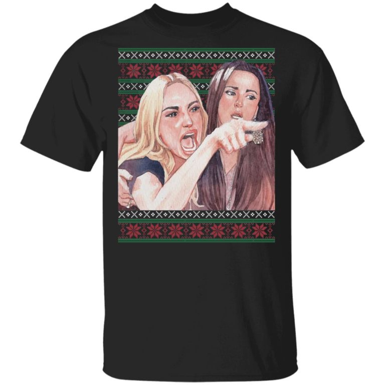 Woman Yelling At Cat Christmas hoodie, sweater, t shirt