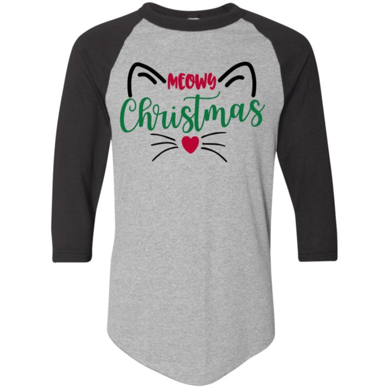 Meowy Christmas Raglan