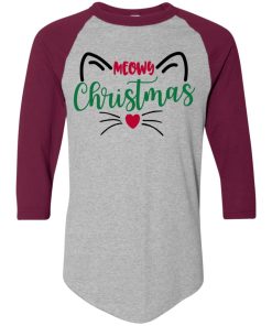 Meowy Christmas Raglan