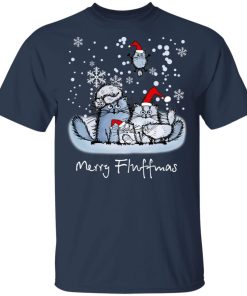 Cat Santa Merry Fluffmas t shirt, sweatshirt