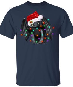 Toothless Christmas light t shirt, sweatshirt