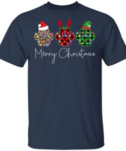 Merry Christmas Dog Paw t shirt, sweatshirt Merry Christmas Dog Paw t shirt, sweatshirt
