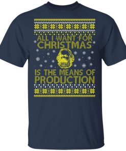 Karl Marx – All I Want For Christmas Is The Mean Of Production Sweater t shirt, sweatshirt