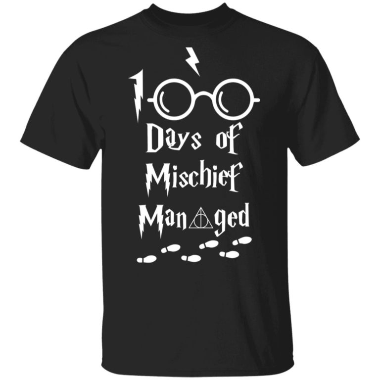 Harry Potter 100 days of mischief managed hoodie, t shirt