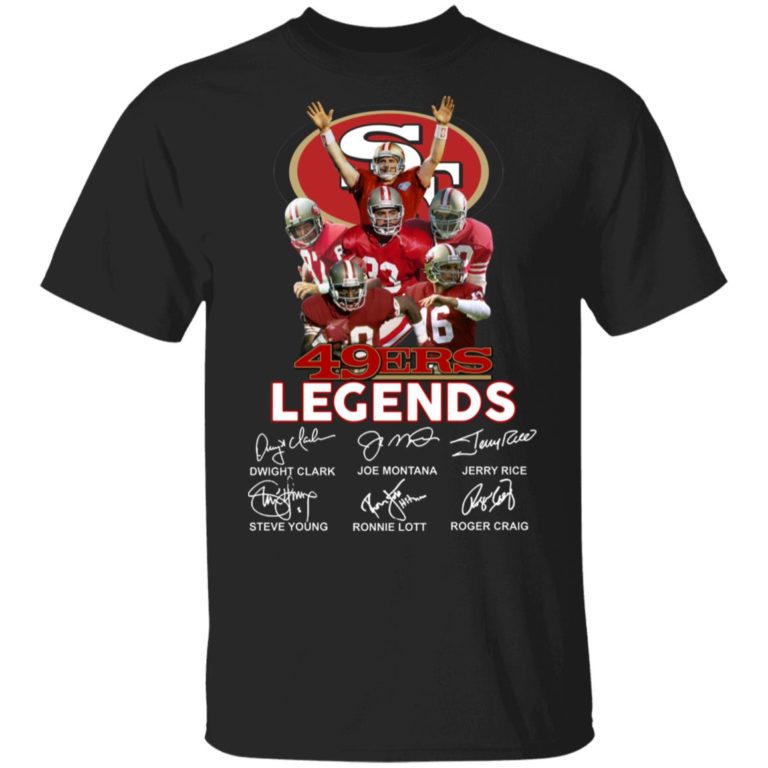 San Francisco 49ers Legends Signatures Hoodie, T Shirt
