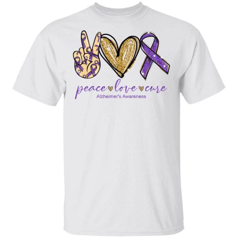 Peace love cure Alzheimer’s Awareness