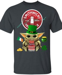 Baby Yoda Hug Smithwick’s Irish Red Beer St Patrick’s Day