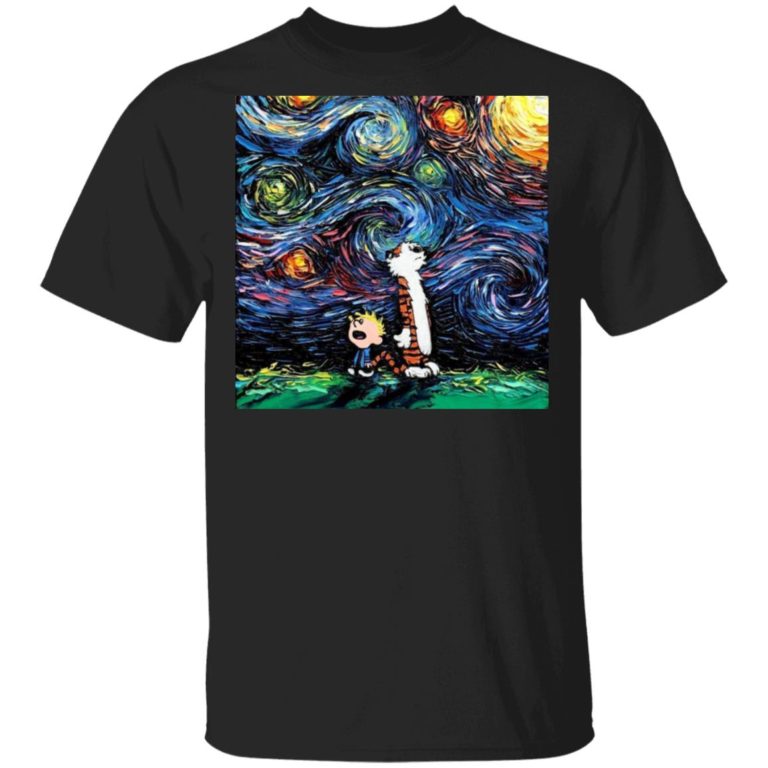 Calvin And Hobbes Starry Night