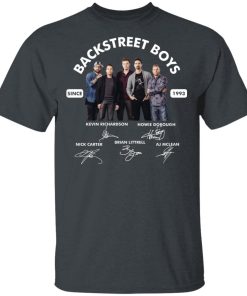 Backstreet Boys since 1993 signatures hoodie, ls, t shirt